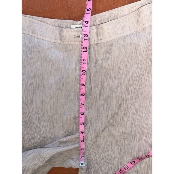 Jason Wu Womens Wide-Leg Pants Size M Beige Casual Lightweight Medium - Picture 7 of 9